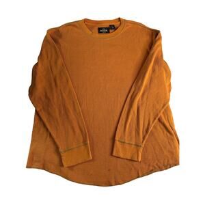 RedHead Thermal Waffle Knit Shirt Mens 2XL Rust Orange Long Sleeve Outdoors